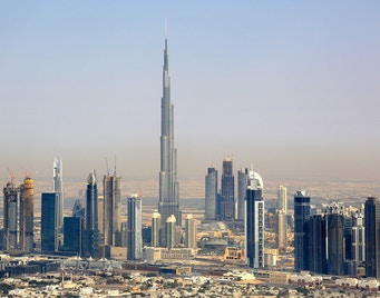 ain dubai view - burj khalifa